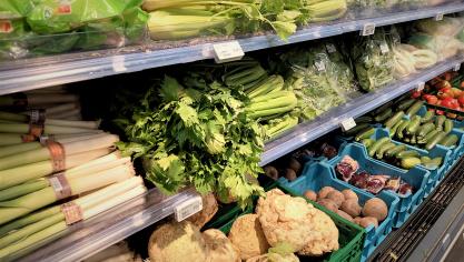 De voedselinflatie in België volgt de tendens van de buurlanden.
