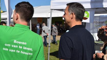 Hopelijk krijgt premier De Croo het belang van (jonge)  landbouwers uitgelegd aan zijn politieke collega’s.
