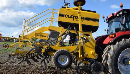 Gedragen Evolution M3-zaaimachine van Claydon.