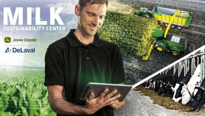 John Deere en DeLaval brengen het ecosysteem MSC uit.
