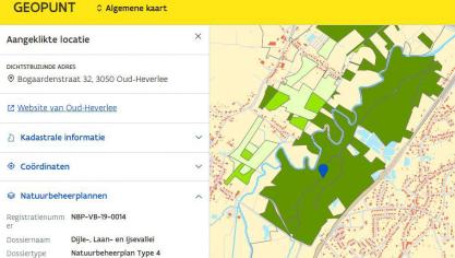 De goedgekeurde natuurbeheerplannen met de kaarten van de ligging zijn raadpleegbaar op de website van Geopunt.
