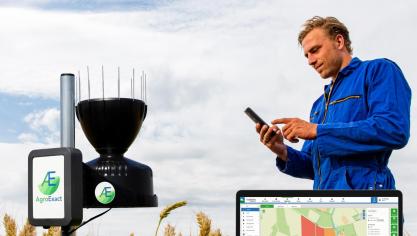 AgroExact en AgroVision zetten een landelijk weerstationsnetwerk op.