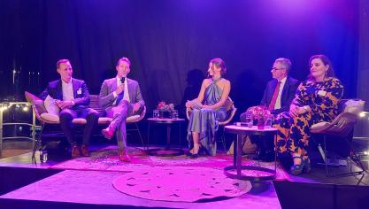 Het tweede debat tijdens het ‘Jonge Boerengala’ – met onder meer minister Brouns –  ging over financiële weerbaarheid.