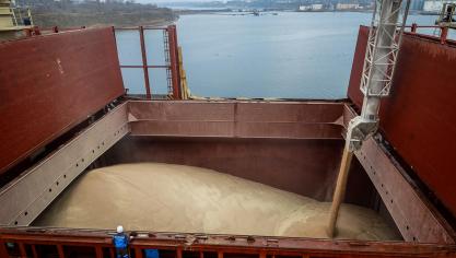 Het exportvolume van graan uit Oekraïense zeehavens was verrassend hoog in december.