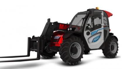 De MLT 625e kan tot 2 ton heffen op 5,85 m.