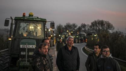 Ook in Portugal organiseren landbouwers ondertussen spontaan manifestaties.