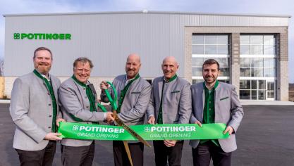 Pöttinger opende een nieuw bedrijfsgebouw  in Noord-Amerika.