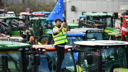 Spaanse boeren manifesteren al een maand lang.