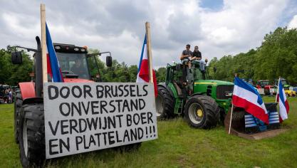 Het internationaal boerenprotest van dinsdag 4 juni is zonder incidenten verlopen.