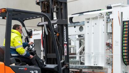 Erwten vormen de grondstof waarmee de nieuwe installatie in Mettet eiwitconcentraten produceert.