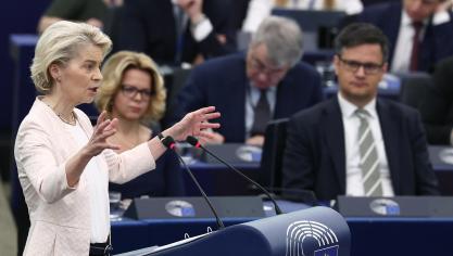 Ursula Von Der Leyen werd op 18 juli door het Europees Parlement herverkozen als voorzitter van de Europese Commissie.