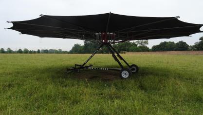 Je dieren beschutting bieden tegen de hitte kan bijvoorbeeld via een zonneparasol.