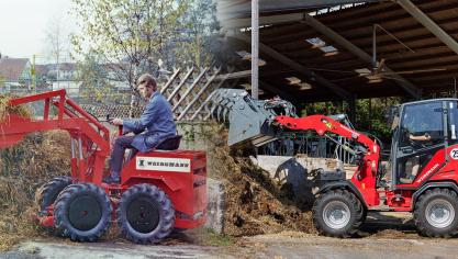 Toen en nu: de Hoftrac’s van Weidemann maakten een enorme evolutie door.