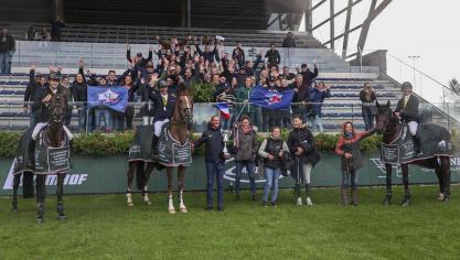 Studbook Selle Français was oppermachtig bij de 6-, 8- en 9-jarigen in Valkenswaard.