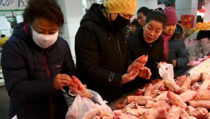 Onder meer varkenspoten worden zeer gesmaakt in China.