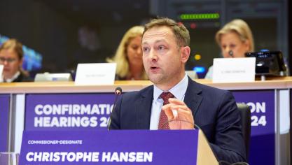 Toekomstige Eurocommissaris van Landbouw Christophe Hansen focuste tijdens zijn hoorzitting op 4 november af en toe op de veehouderij.