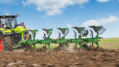 Amazone introduceert de gedragen Teres 200-wentelploeg.