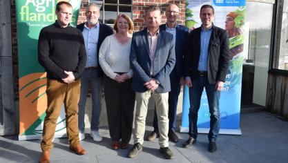 Het team van AgriBevents en hoofdsponsor KBC kijken uit naar een mooie editie van Agriflanders.