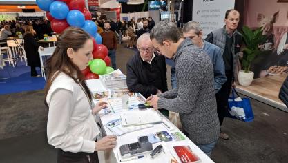 Op de stand van Landbouwleven was het heel de tijd gezellig druk.