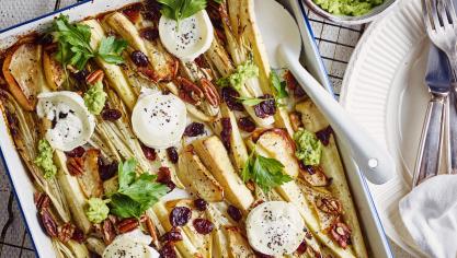 Traybake met witloof, pastinaak, appel en geitenkaas 1 (2)