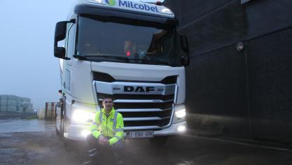 In verbruik van diesel is Tijs van zijn ploeg de zuinigste chauffeur.