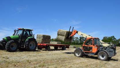 Een perceel kan je vrij van pacht houden door het gras gewoon te verkopen als product.