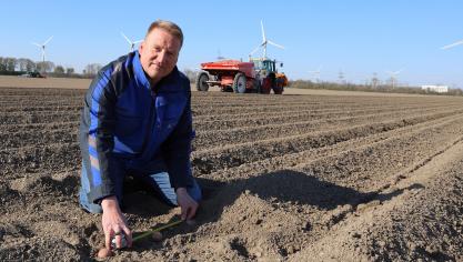 Jacob de Jong, bedrijfsleider bij WUR, beheert de 25 ha aan rooidemonstratievelden waar dit najaar Potato Europe op doorgaat.