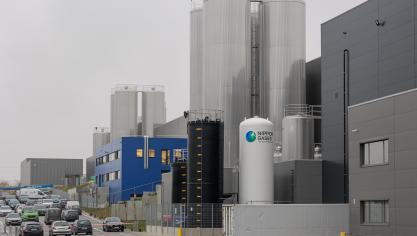 Solarec breidt haar site in Baudour uit met een nieuwe kaasfabriek.