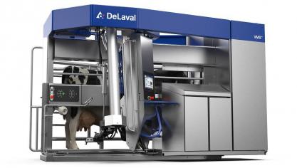 DeLaval toonde zopas het 2025-model van de VMS V300-serie melkrobots.