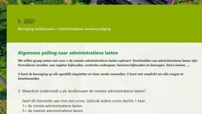 De overheid lanceert een bevraging over de administratieve druk.