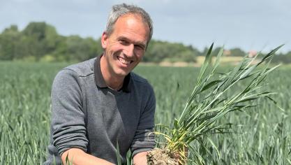 Tuur Vandeweyer: «Ik geloof dat we, door kwaliteitsvollere producten te telen en te eten, onze gezondheid sterk kunnen verbeteren.»