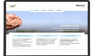 Inagro stak zijn populaire Watertool in een nieuw digitaal jasje.