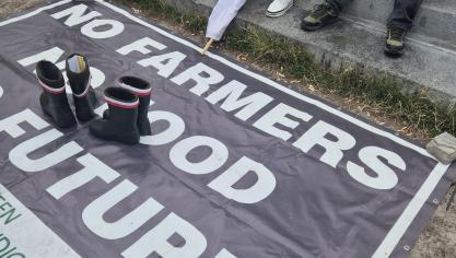 Op 16 juli protesteerden diverse landbouworganisaties in Brussel tegen de nakende budgetvermindering van het GLB. Nieuw protest is voorzien in Libramont.