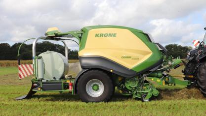 De nieuwe Krone HD-rondebalenpers heeft een ander werkingsconcept.