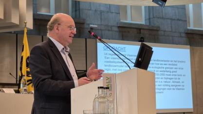 Guido Van Huylenbroeck staat aan het stuur van de Vlaamse landbouwvisie 2050.