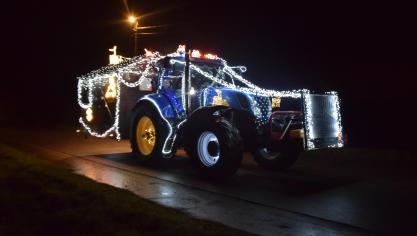 Het is steeds uitkijken naar de fonkelende tractoren van creatieve landbouwers.