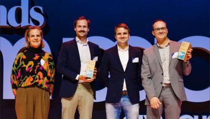 Biolectric heeft opnieuw de Trends Impact Award gewonnen.