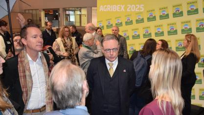 Premier Bart De Wever had lovende woorden voor de landbouwsector bij de opening van Agribex 2025.