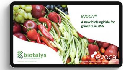 Biotalys heeft in de Verenigde Staten een goedkeuring gekregen voor Evoca.