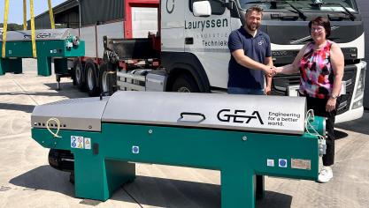 Lauryssen Techniek verdeelt in Vlaanderen de GEA-decantercentrifuges.