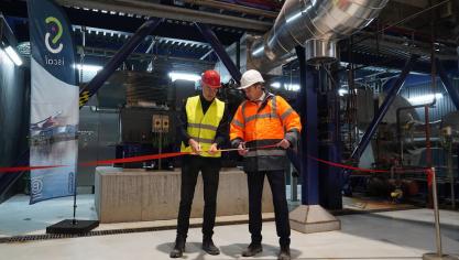 De nieuwe installaties werden officieel ingehuldigd in het bijzijn van Jérôme Lippens, CEO Finasucre (de holding die eigenaar is van Iscal) en Europees parlementslid Yvan Verougstraete.