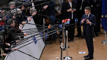 Macron wil geen overhaaste beslissingen over Mercosur. Zo meldde hij bij de start van de Europese top.