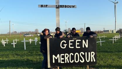 Het boerenkerkhof moet de aandacht trekken van vele voorbijgangers.