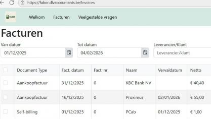Om facturen en creditnota’s te kunnen versturen of ontvangen moet men als btw-plichtige aangesloten  zijn op het Peppol-netwerk.