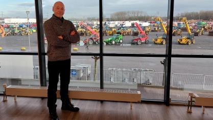 Jean-Paul Hauwe gaf  ons toelichting bij de werking van veilinghuis Ritchie Bros.