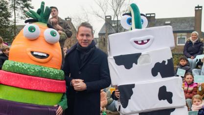 Minister Brouns gaf de aftrap van Oog voor Lekkers in basisschool De Wonder-Wijzer in Zutendaal.