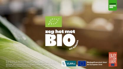 Een nieuwe driejarige EU-campagne zet bio sterker op de kaart in België.