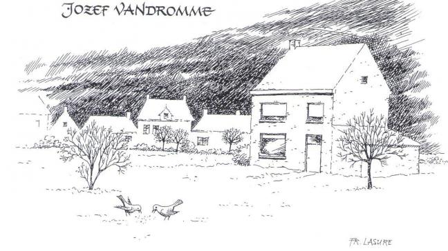 Plattelandsdichter Jozef Vandromme uit Geluwe schreef voor elke maand van het jaar een echt buitengedicht. De tekeningen zijn van de hand van Frans Lasure.
