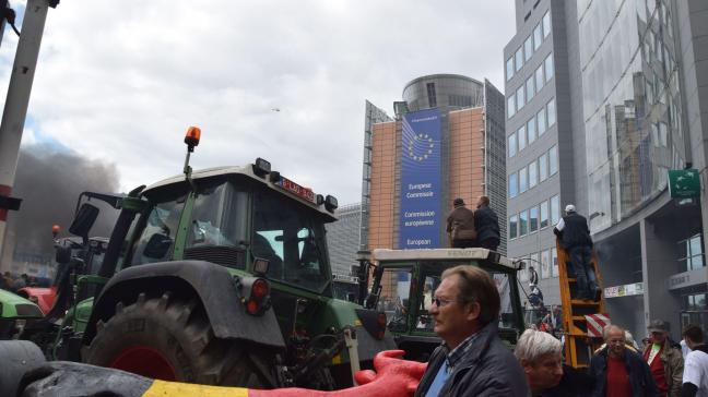 Boeren demonstreerden de afgelopen jaren regelmatig in Brussel tegen lage prijzen.