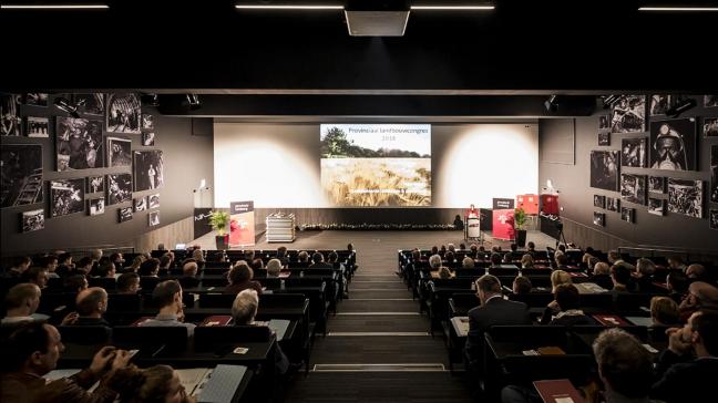 Met meer dan 180 man was het eerste provinciaal landbouwcongres een succes.